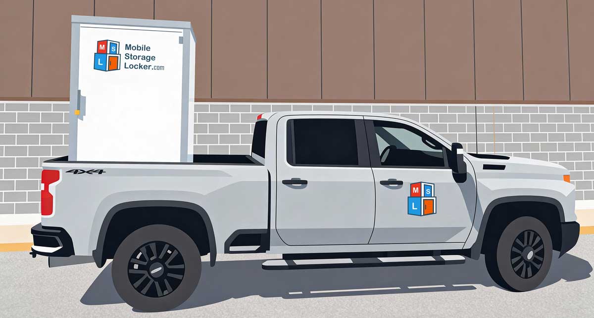 Mobile Storage Locker delivery